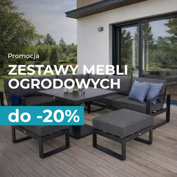 Zestawy mebli ogrodowych