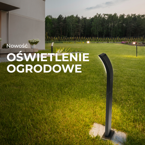Oświetlenie ogrodowe kinkiety i słupki LED