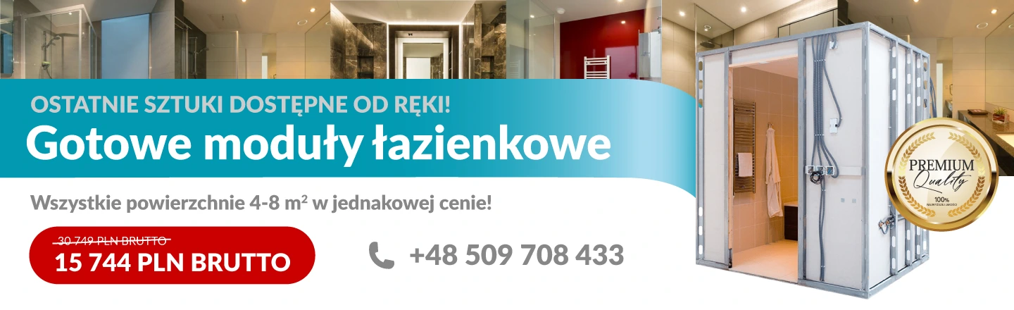 Gotowa kapsuła łazienkowa