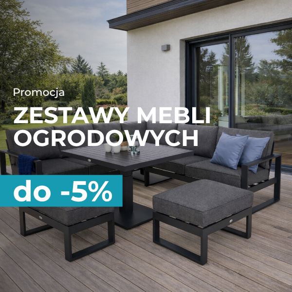 Zestawy mebli ogrodowych